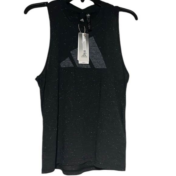 adidas Tops - Adidas Sport Loose Fit Tank Top Black Charcoal Womens Size XS NEW